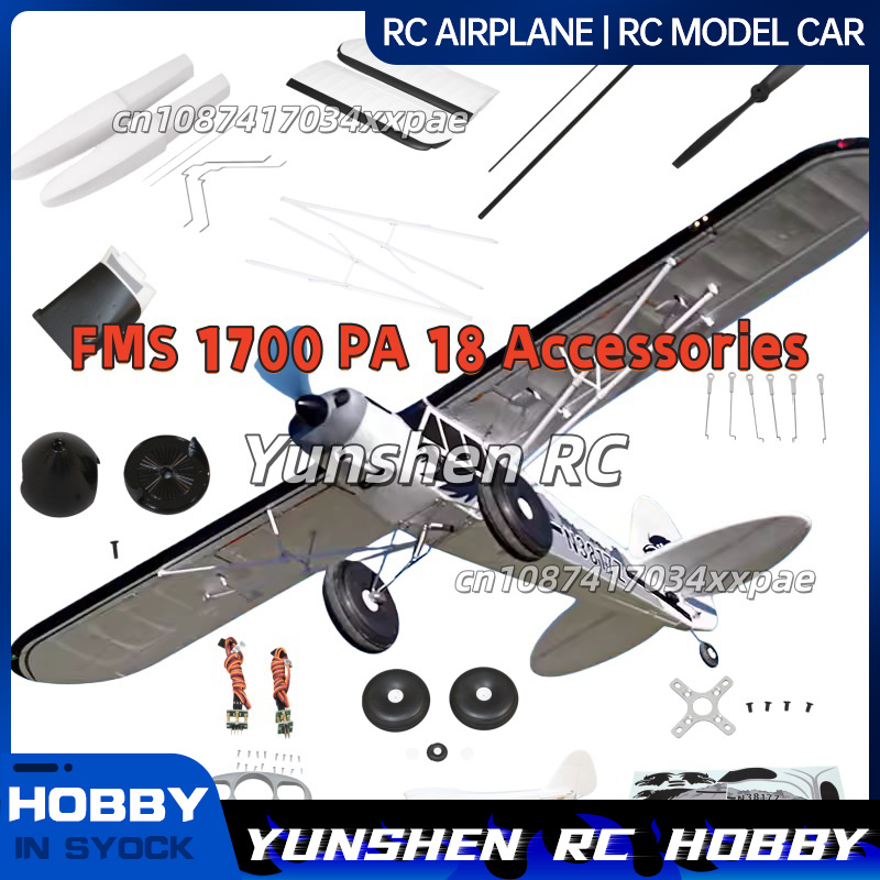 Rc Hobby Toys - Naklejki na samolot RC FMS, wzór